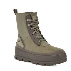 UGG Olive Green Lace-Up Boots